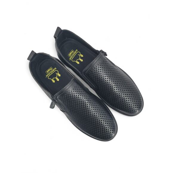Propet Kate Black Leather Slip-On Shoes‎ Womens 10 Comfort Walking Casual - Picture 2 of 6